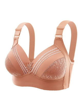 Lolmot Bras for Sagging Breasts Plus Size Support Lift Minimizer Bras  Unlined Wireless Lace Full Coverage Push Up Bras