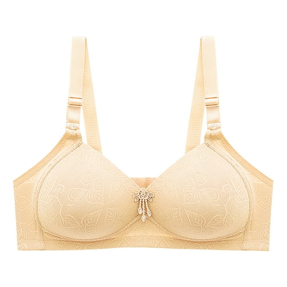 JGTDBPO Full Coverage Bras For Women Snap Sleep Bra Comfor Sports Bras For Women Nursing Sleep Bras For Breastfeeding Maternity Comfy Bralette Everyday Bras Wireless Button Down Bra Minimizer Bras