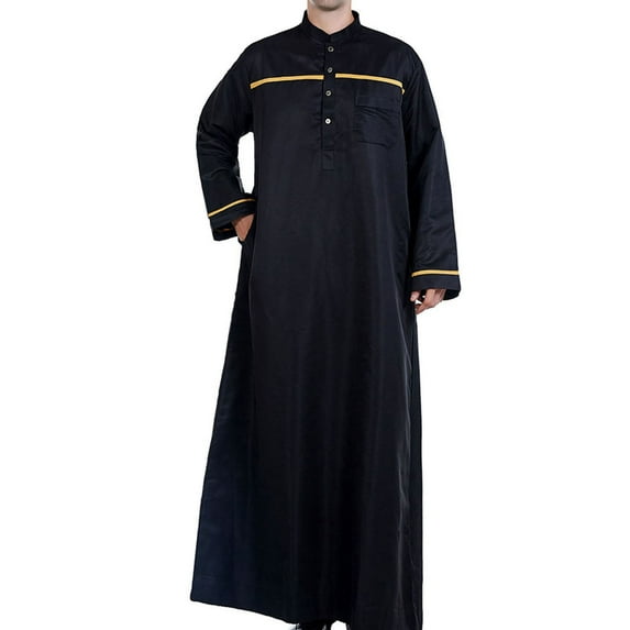 JGTDBPO Kaftan for men long sleeve Men's Nightshirt Long Sleeve Sleepwear Soft Comfy Nightgown Loose Sleep Shirt