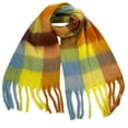 thumbnail image 1 of JGTDBPO Long Plaid Blanket Scarf for Women Chunky Oversized Winter Fall Warm Scarf Big Tartan Scarves Wrap Shawl Ladies Gifts, 1 of 2