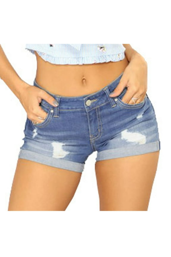 Low Waist Denim Pants For Women Fashion Spicy Girls Solid Color Zipper Button Spring Summer Hot Pants Jeans Shorts Beach Club Wear Boot Shorts