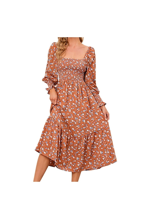 Maternity Dress For Women'S Post-Pregnancy Moms Summer Long Sleeve Nursing Maternity Dresses Breastfeeding Dresses Multifunctional Dresses