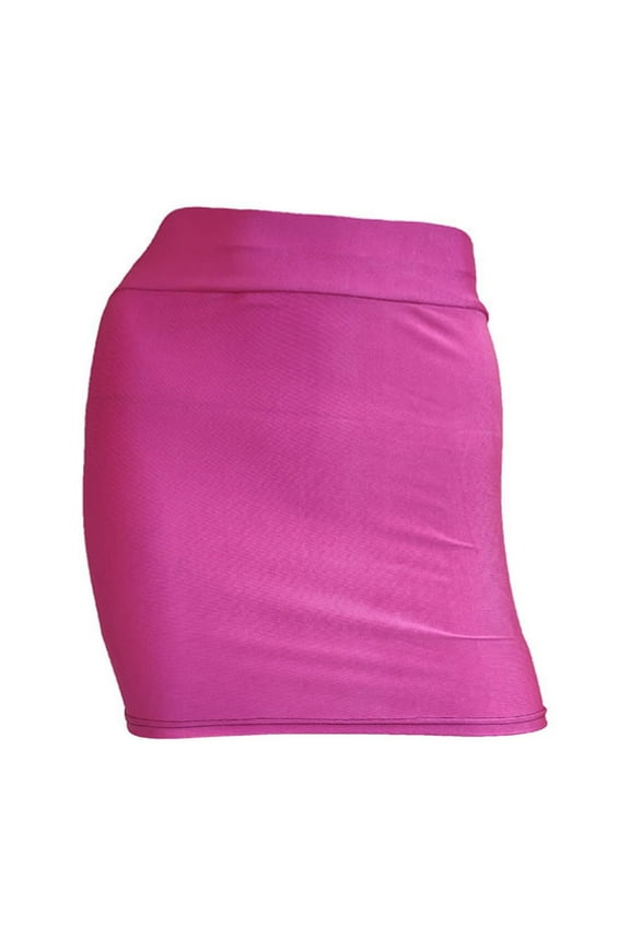 Mini Pencil Skirt for women Bodycon Mini Club Skirts Basic Elastic High Waisted Stretch Pencil Short Skirts