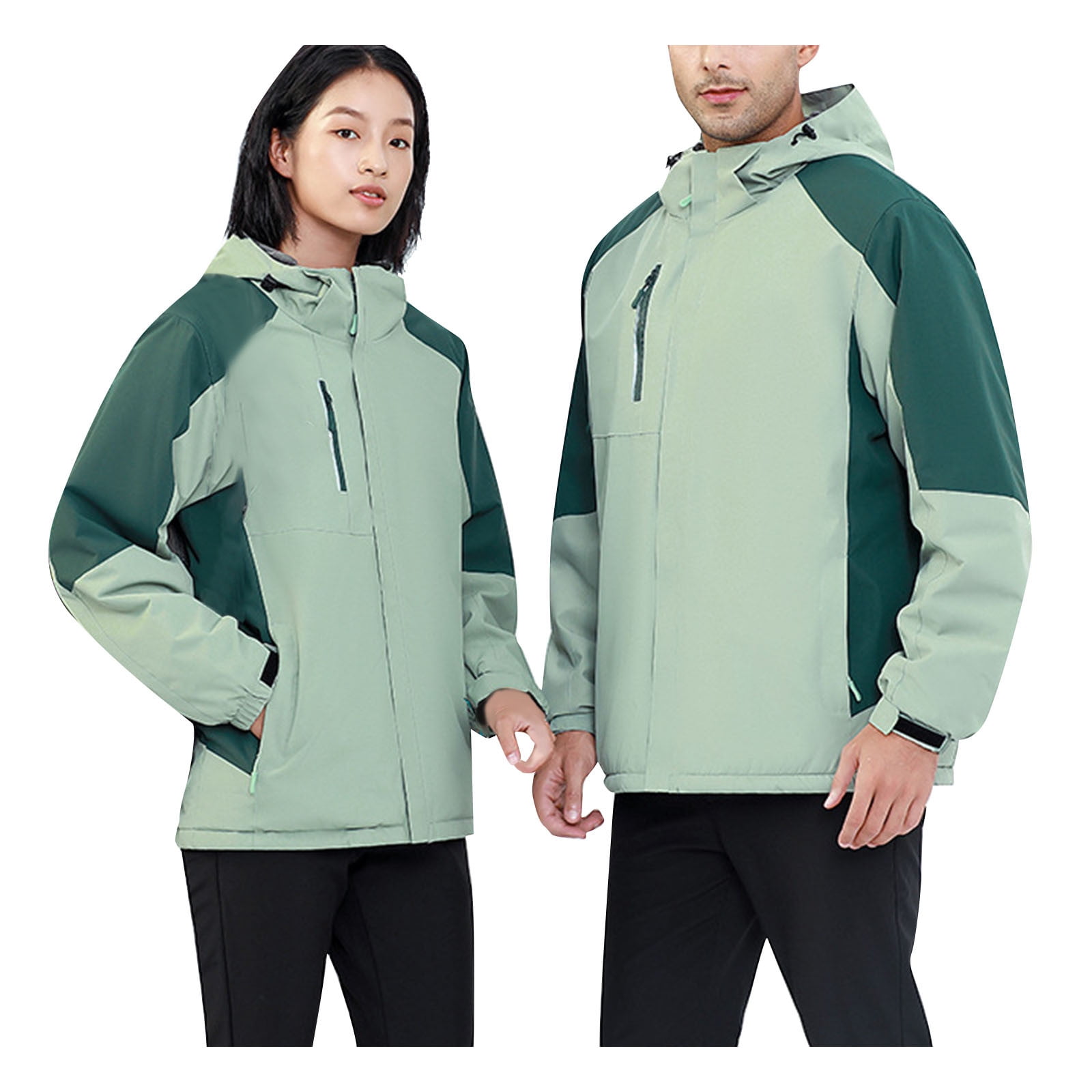 JGTDBPO Outdoor Rain Jackets Couples Charge Coat Hardshell Jacket