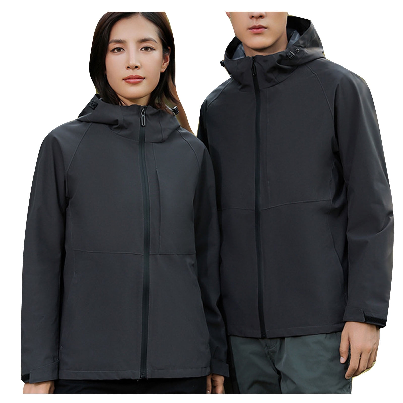 JGTDBPO Outdoor Rain Jackets Couples Charge Coat Hardshell Jacket