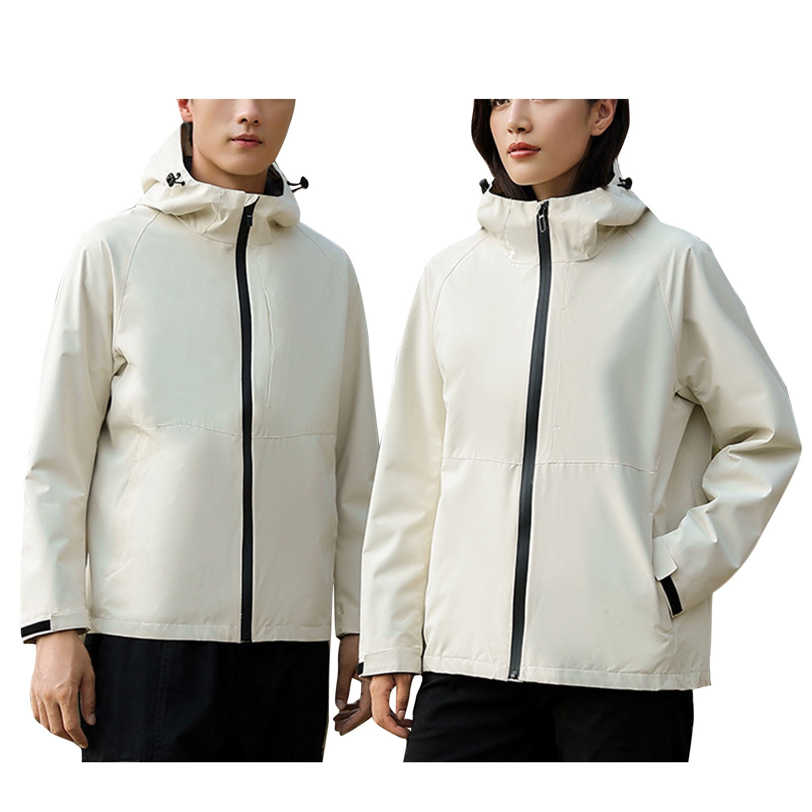 JGTDBPO Outdoor Rain Jackets Couples Charge Coat Hardshell Jacket