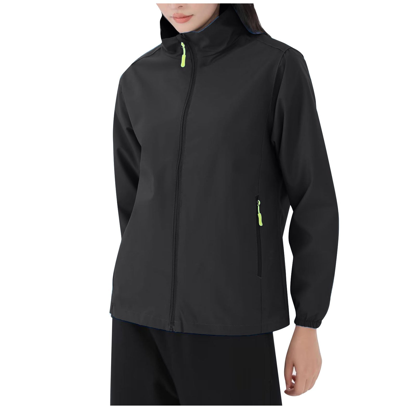 JGTDBPO Outdoor Rain Jackets Couples Waterproof Lightweight Single