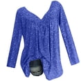 thumbnail image 1 of JGTDBPO Plus Size Blouses For Women Dressy Casual Long Sleeve Boho Floral Print V Neck Short Sleeve Loose Fit Pullover Shirts Tunic Tops For Leggings, 1 of 8