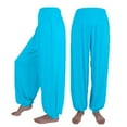 thumbnail image 1 of JGTDBPO Plus Size Wide Leg Yoga Pants For Women Loose Comfy Flare Sweatpants With Pockets High Waist Stretch Pants Solid Color Lantern Pants, 1 of 4