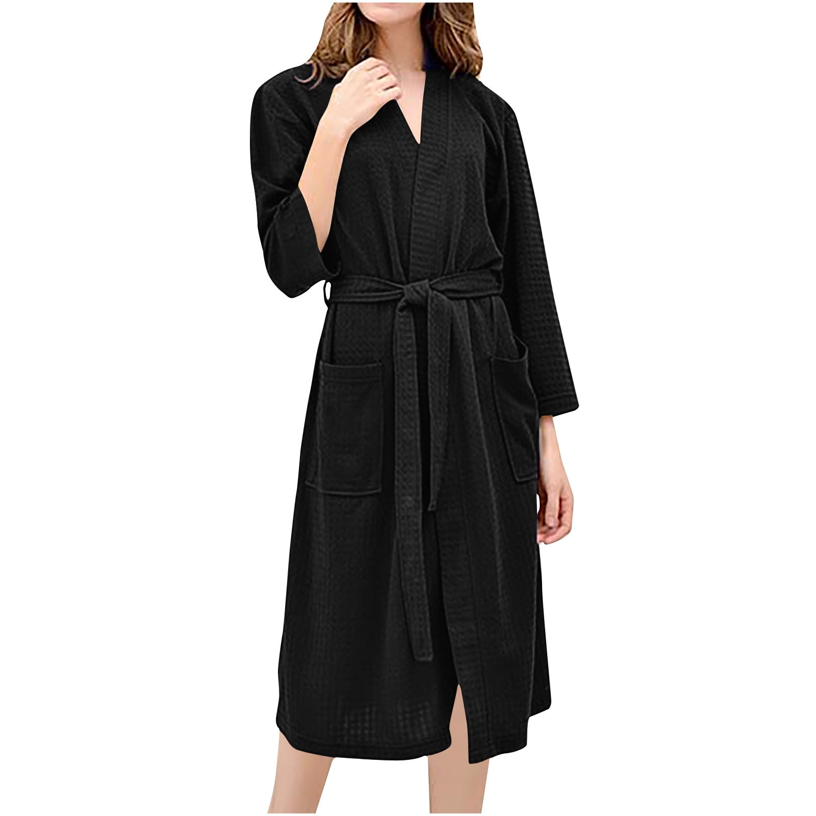 thick cotton dressing gown womens Mens & Ladies Bath Robe 100% Egyptian Cotton Thick Towelling Dressing Gown Large