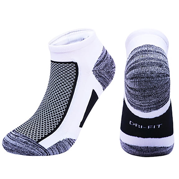 JGTDBPO Sport Socks Men Women Athletic Cushioned Crew Socks Middle Canister Towel Cotton Breathable Badminton Walking