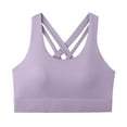 thumbnail image 1 of JGTDBPO Sports Bras For Women High Support Large Bust Workout Running Plus Size Bra Strappy Padded Sports Bra Crisscross Back Adjustable Bra Everyday Bra, 1 of 5