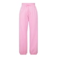 thumbnail image 1 of fheaev Sweatpants For Women Solid Color Baggy Pants Ankle Banded Pants Elastic Waist Drawstring Fleece Pants With Pockets Long Pants Athletic Fit Jogger Workout Bottom Trousers, 1 of 9