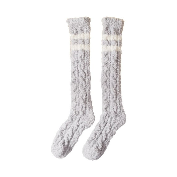 JGTDBPO Wear Fuzzy Socks For Women Super Soft Plush Slipper Sock Winter Warm Casual Home Sleeping Fuzzy Cozy Sock Medium Tube Stockings Coral Velvet Stockings Floor Stockings