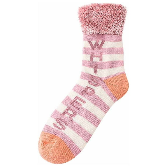 JGTDBPO Wear Fuzzy Socks For Women Super Soft Plush Slipper Sock Winter Warm Slipper Socks Soft Socks Casual Home Sleeping Fuzzy Cozy Sock