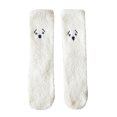 thumbnail image 1 of JGTDBPO Wear Fuzzy Socks For Women Super Soft Plush Slipper Sock Winter Warm Fluffy Casual Home Sleeping Fuzzy Cozy Sock Medium Tube Stockings Coral Velvet Stockings Floor Stockings, 1 of 9