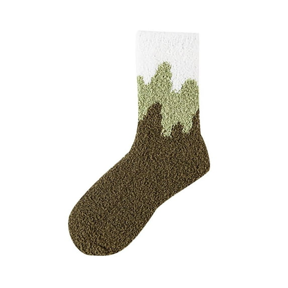 JGTDBPO Wear Fuzzy Socks For Women Super Soft Plush Slipper Sock Winter Warm Slipper Socks Soft Cute Cat Animal Socks Casual Home Sleeping Fuzzy Cozy Sock