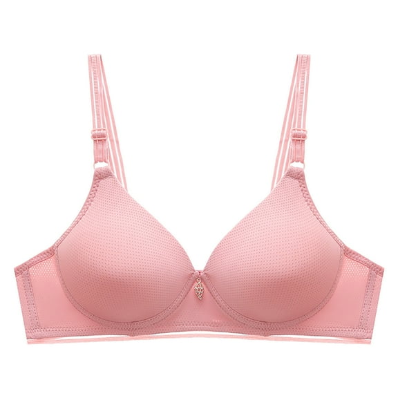 JGTDBPO Wirefree Bras For Women Soft Push Up Seamless Comfort Bra With Detachable Shoulder Straps Back Smoothing Everyday Bras