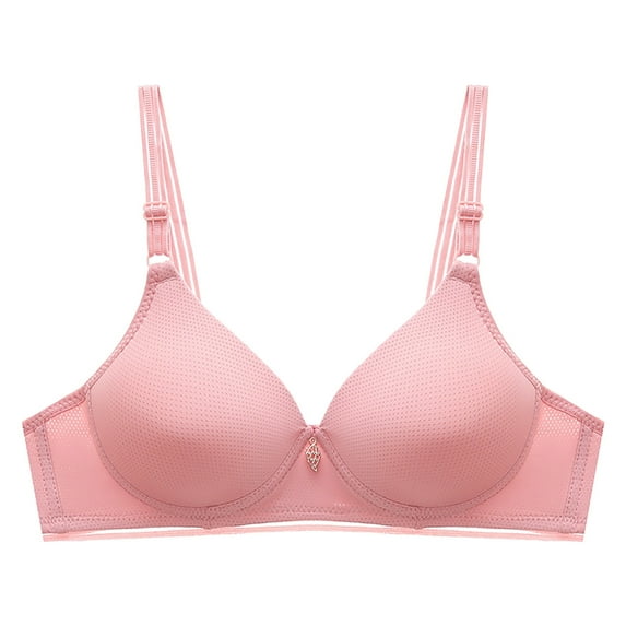 JGTDBPO Wirefree Bras For Women Soft Push Up Seamless Comfort Bra With Detachable Shoulder Straps Back Smoothing Everyday Bras