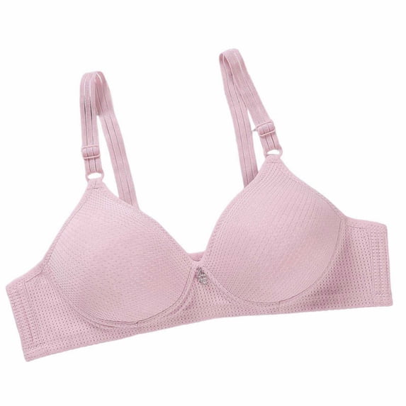 JGTDBPO Wirefree Bras For Women Soft Push Up Seamless Comfort Bra With Detachable Shoulder Straps Back Smoothing Everyday Bras