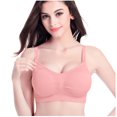 thumbnail image 1 of JGTDBPO Wireless Bras For Women Pregnant Plain Color Bra Nursing Bras Vest Tops Gathered Together Breathable And Comfortable Bra Brassiere Sports Bra Minimizer Extra-Elastic Bra Everyday Bra, 1 of 6