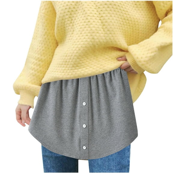 JGTDBPO Women'S Layered Tiered Sheer Stripe Printing Extender Half Slip Plus Size Skirt