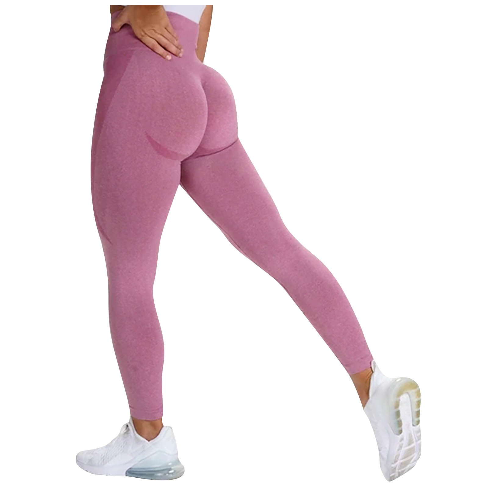 JGTDBPO Yoga Pants For Women High-Waist Seamless Hip Lifting