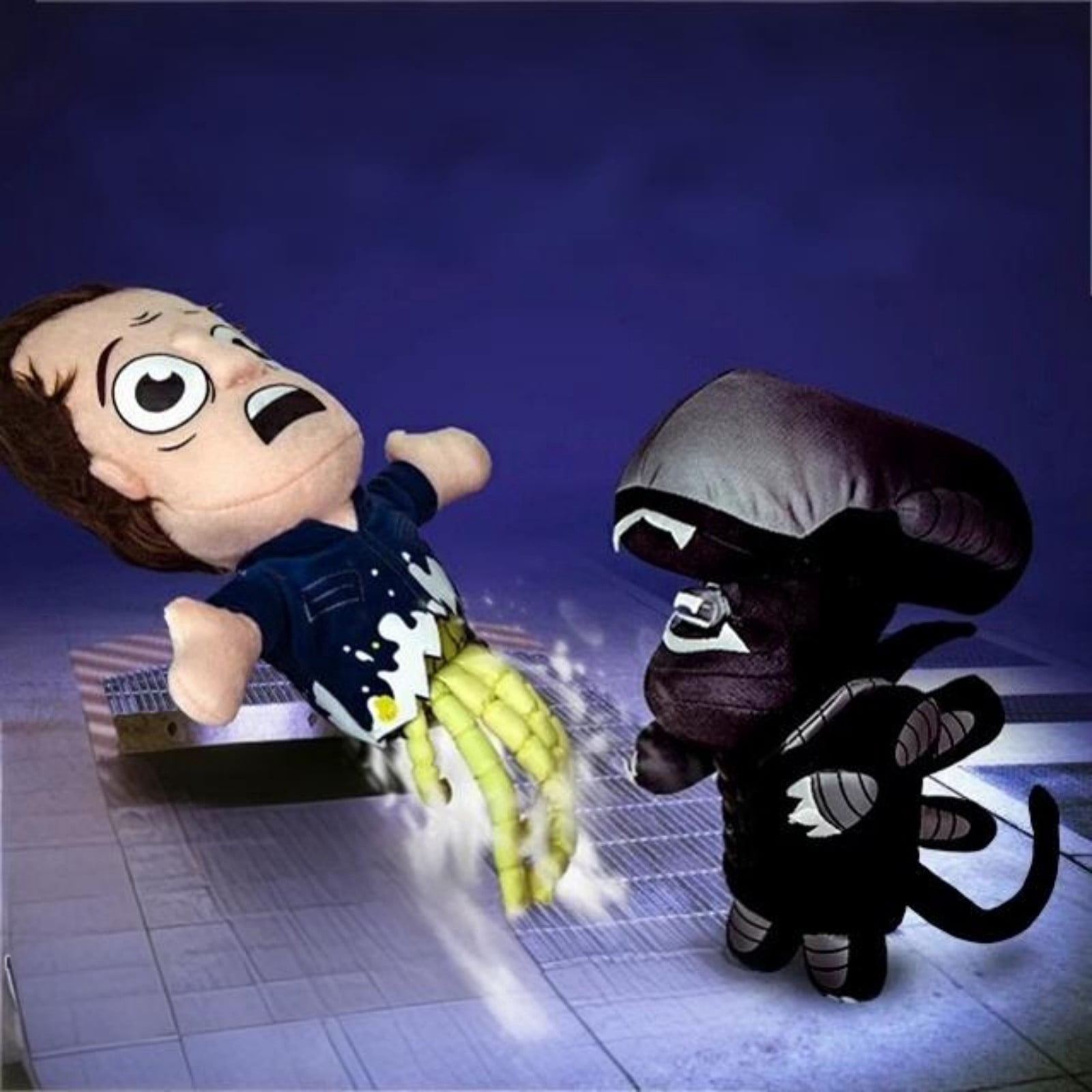 JGTUY 9"Alien Xenomorph Plush toy Creative Interactive Film Plush Dolls ...