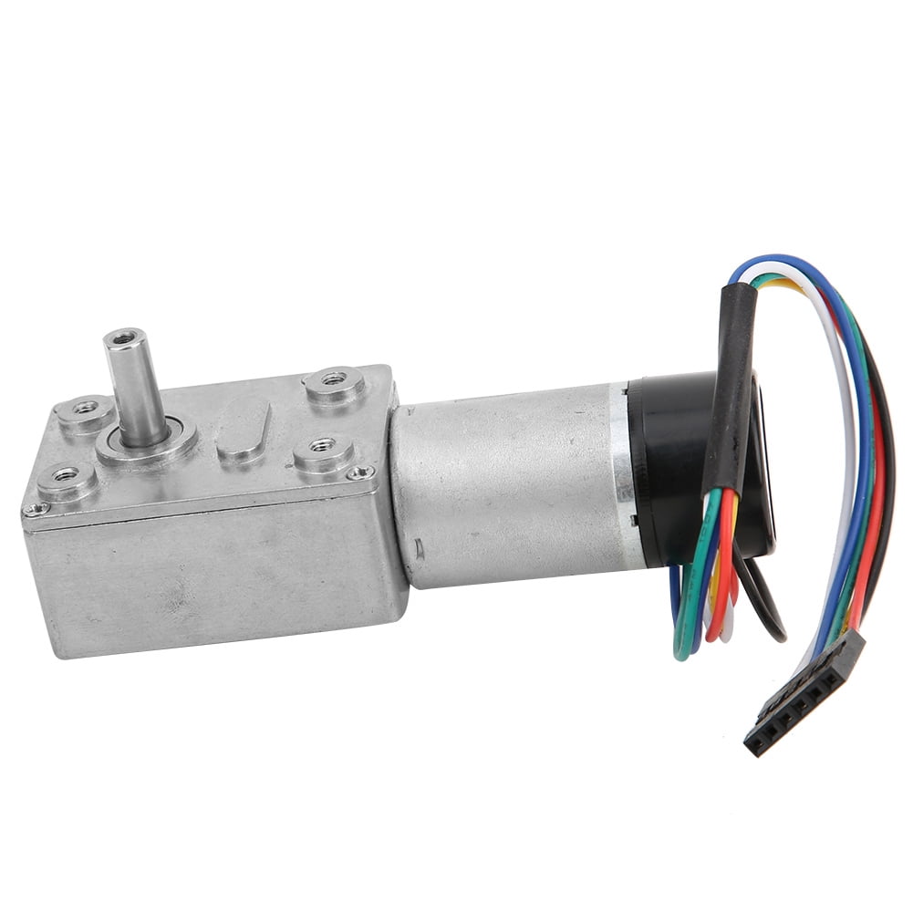 JGY-370GB Worm Gear Motor DC 12V Mini Speed Reduction Motor Low Noise ...