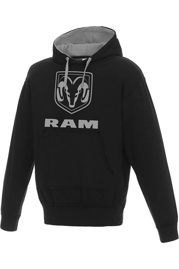 JH DESIGN GROUP Men's Dodge Ram Pullover Hoodie Sweatshirt