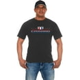 thumbnail image 1 of JH Design Group Men's Chevy Camaro Distressed Stars & Bars Crew Neck T-Shirt, 1 of 5