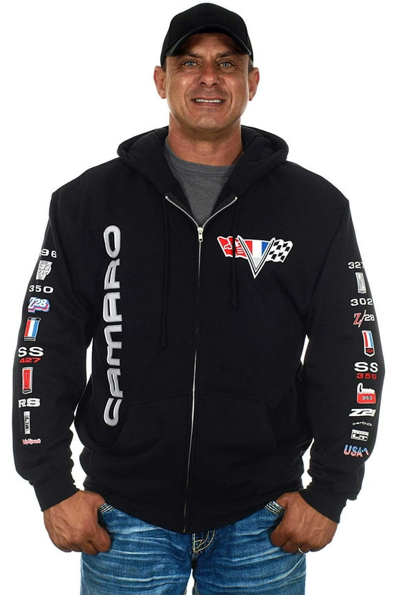 JH Design Group Men’s Chevy Camaro Hoodies-Pullover & Zip up Sweatshirts