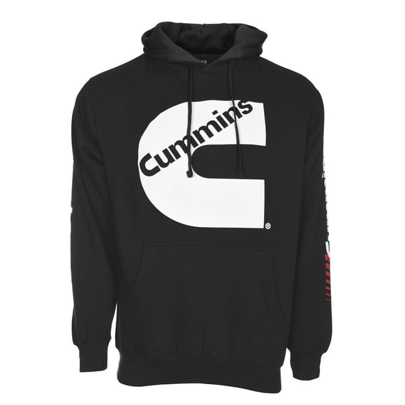 Group Men's Cummins Logo Pullover 2-Tone Hoodie Sweatshirt