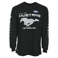 thumbnail image 1 of JH Design Group Men's Ford Mustang Long Sleeve Crew Neck T-Shirt Front Back & Sleeve Emblems, 1 of 4
