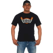 JH Design Group Men's NHRA Drag Pipe Flames Short Sleeve T-Shirt