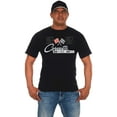thumbnail image 1 of JH Design Group Mens Chevy Corvette T-Shirt C2 Series Logo Black Crew Neck Shirt, 1 of 6