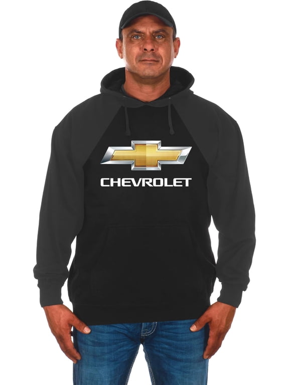 Mens Chevy Bow Tie Logo Pullover Hoodie in 2 Colors