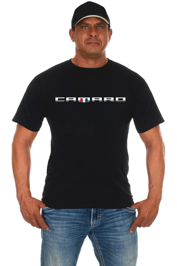 Men's Chevy Camaro Shield T-Shirt Short Sleeve Crew Neck Shirt