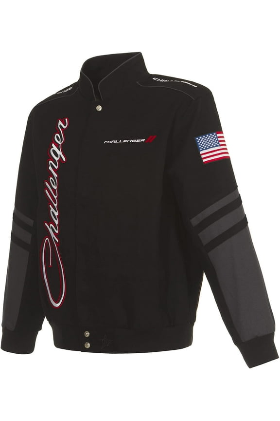 Men's Dodge Challenger Jacket an Embroidered Classic Twill Coat