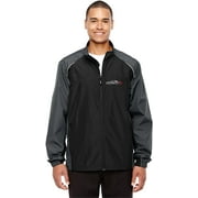 JH Design Mens Dodge Challenger Lightweight Nylon Windbreaker Jacket