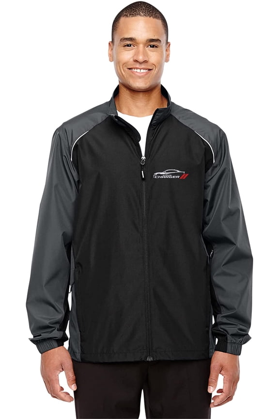 Men's Dodge Charger Lightweight Nylon Windbreaker Jacket