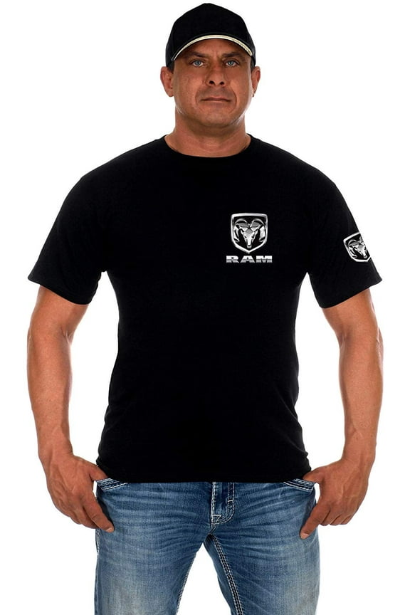Men's Dodge Ram Logo T-Shirt Short Sleeve Crew Neck Shirt