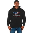 thumbnail image 1 of JH Design Men's Ford Mustang USA Pullover Hoodie Sweatshirt, 1 of 5