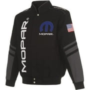 JH Design Mens MOPAR Jacket an Embroidered Classic Twill Coat