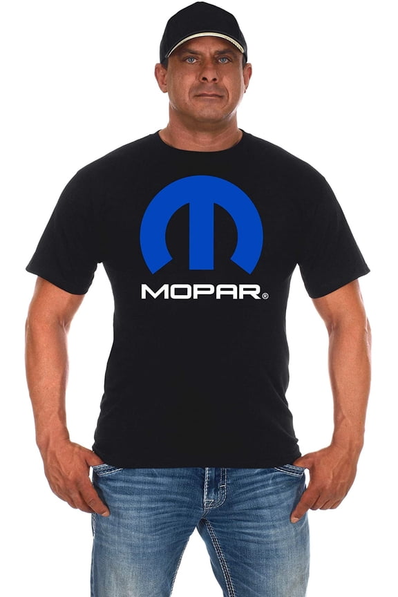 Men's Mopar Logo T-Shirt Short Sleeve Crew Neck Shirt