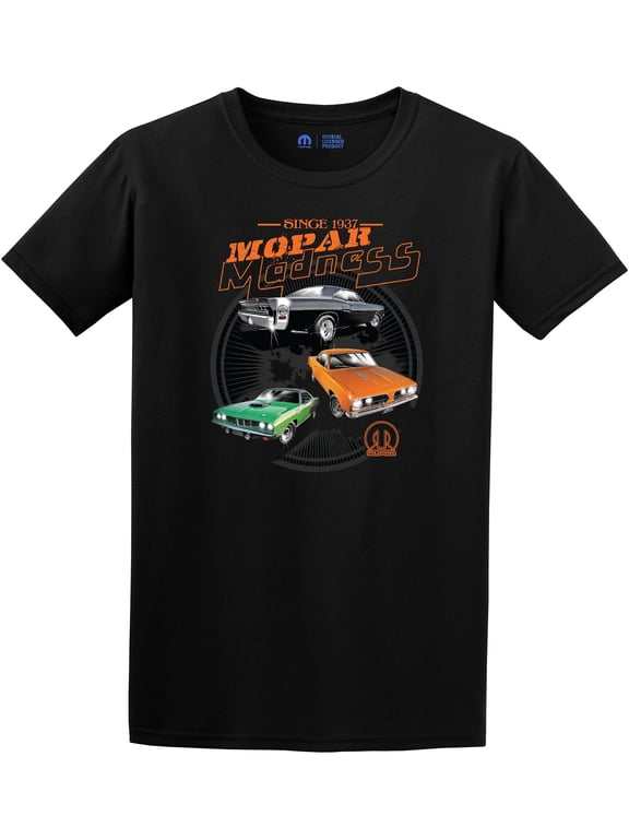 Men's Mopar Madness T-Shirt Short Sleeve Black Shirt