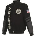 thumbnail image 1 of JH Design Men's Shelby Cobra Jacket an Embroidered Classic Twill Coat, 1 of 7