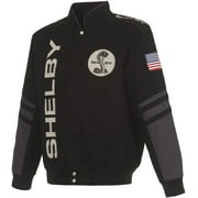 JH Design Mens Shelby Cobra Jacket an Embroidered Classic Twill Coat