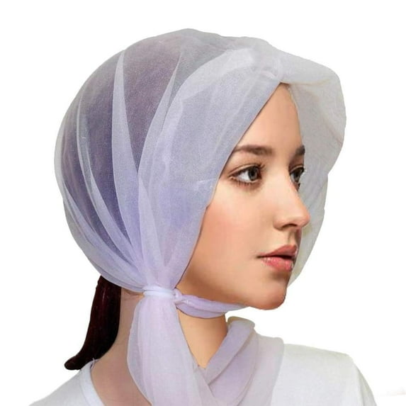 JH Smith Women's Pink Nylon Wind Scarf, Soft, Comfortable, Protects Hairdo from Wind