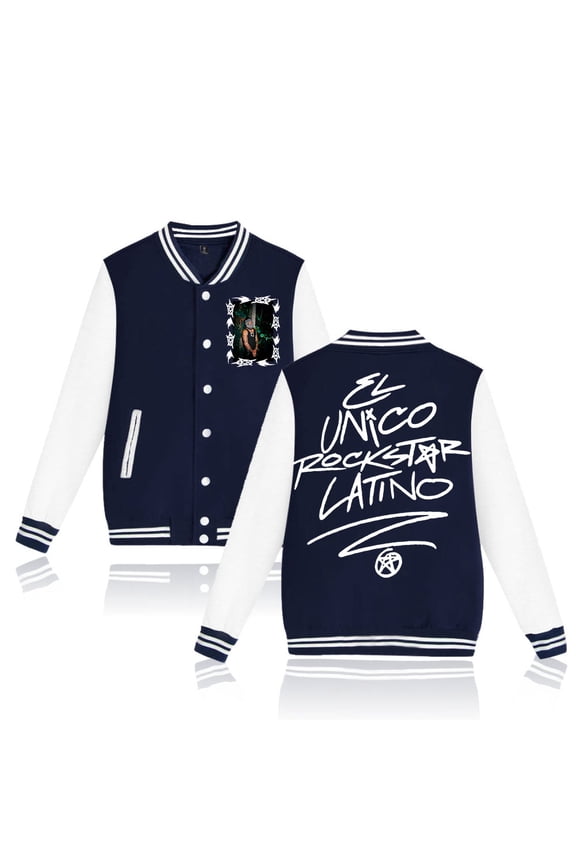 JHAYCO Le Clique: Vida Rockstar Baseball Jacket Fashion Clothes Unisex Long Sleeve